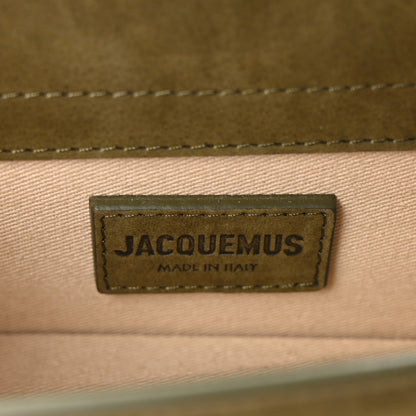 Jacquemus Suede Calfskin Le Bambino Dark Khaki 6 of 10