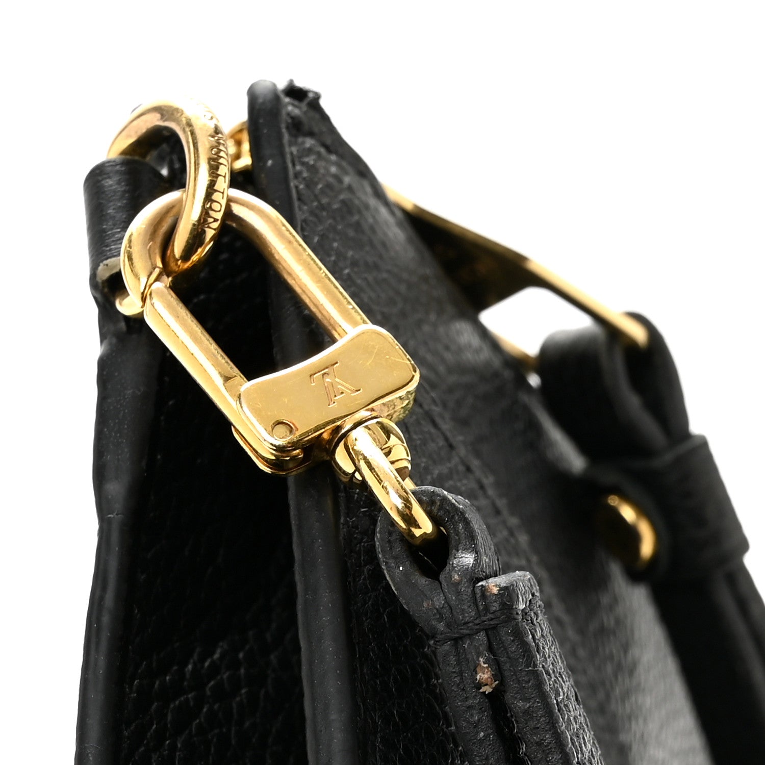 Louis Vuitton Empreinte Pochette Melanie MM Black 9 of 11