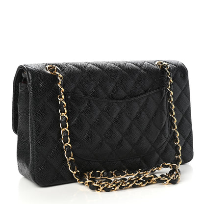 Chanel Caviar Quilted Medium Double Flap Black 3 of 10
