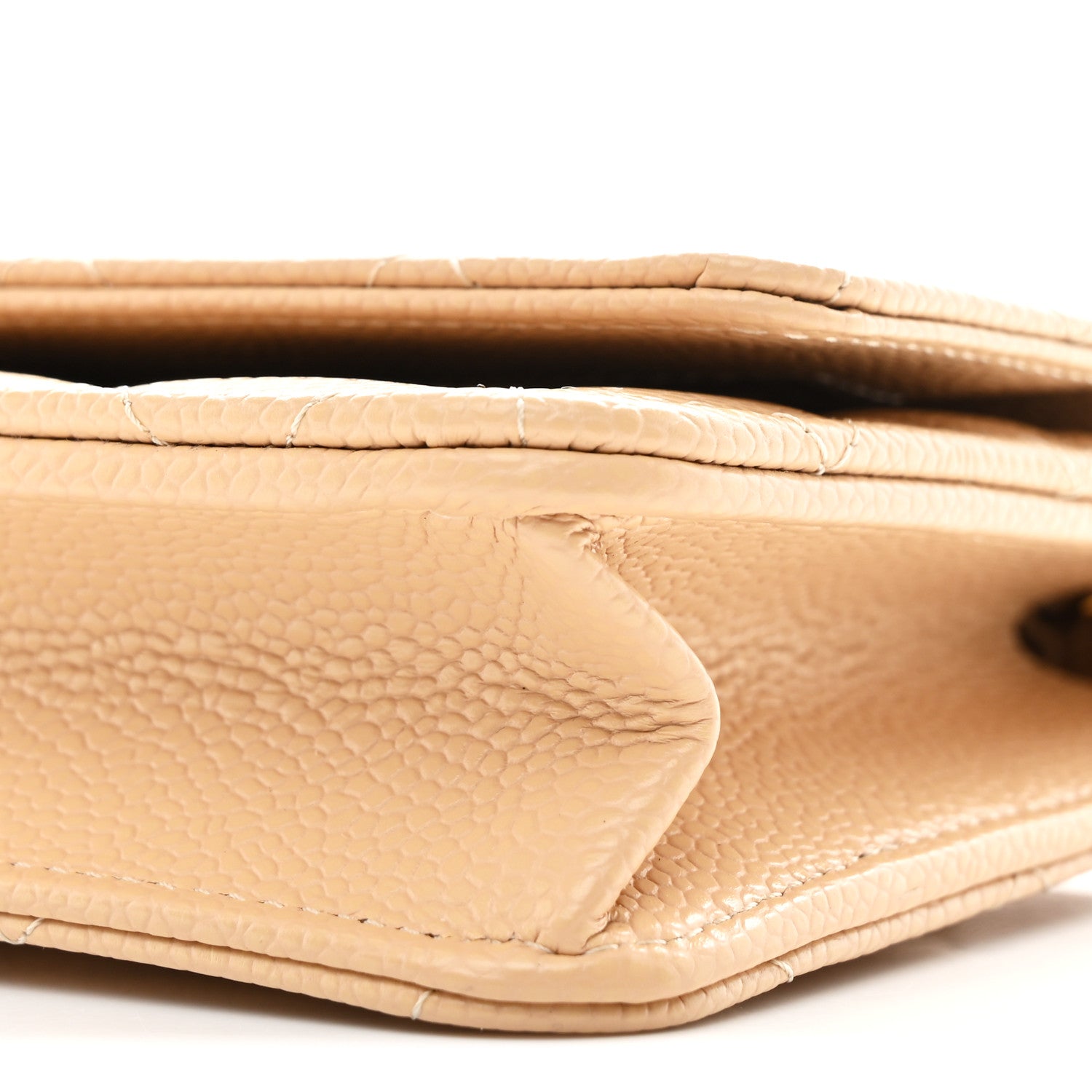 Chanel Caviar Quilted Wallet on Chain WOC Beige 21 of 21