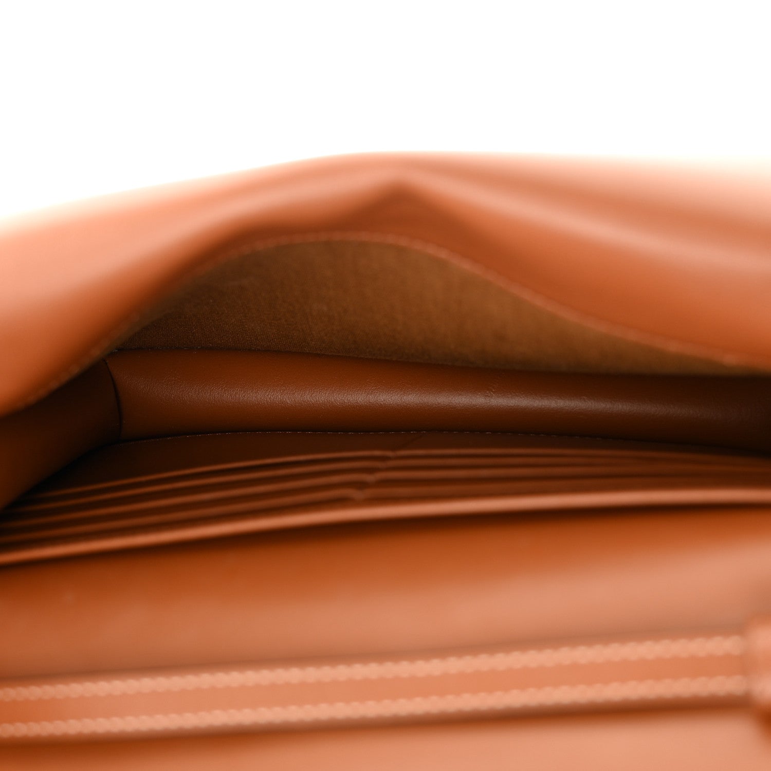 Celine Triomphe Canvas Lambskin Wallet On Strap Tan 5 of 14