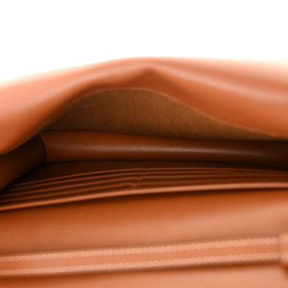 Celine Triomphe Canvas Lambskin Wallet On Strap Tan 5 of 14