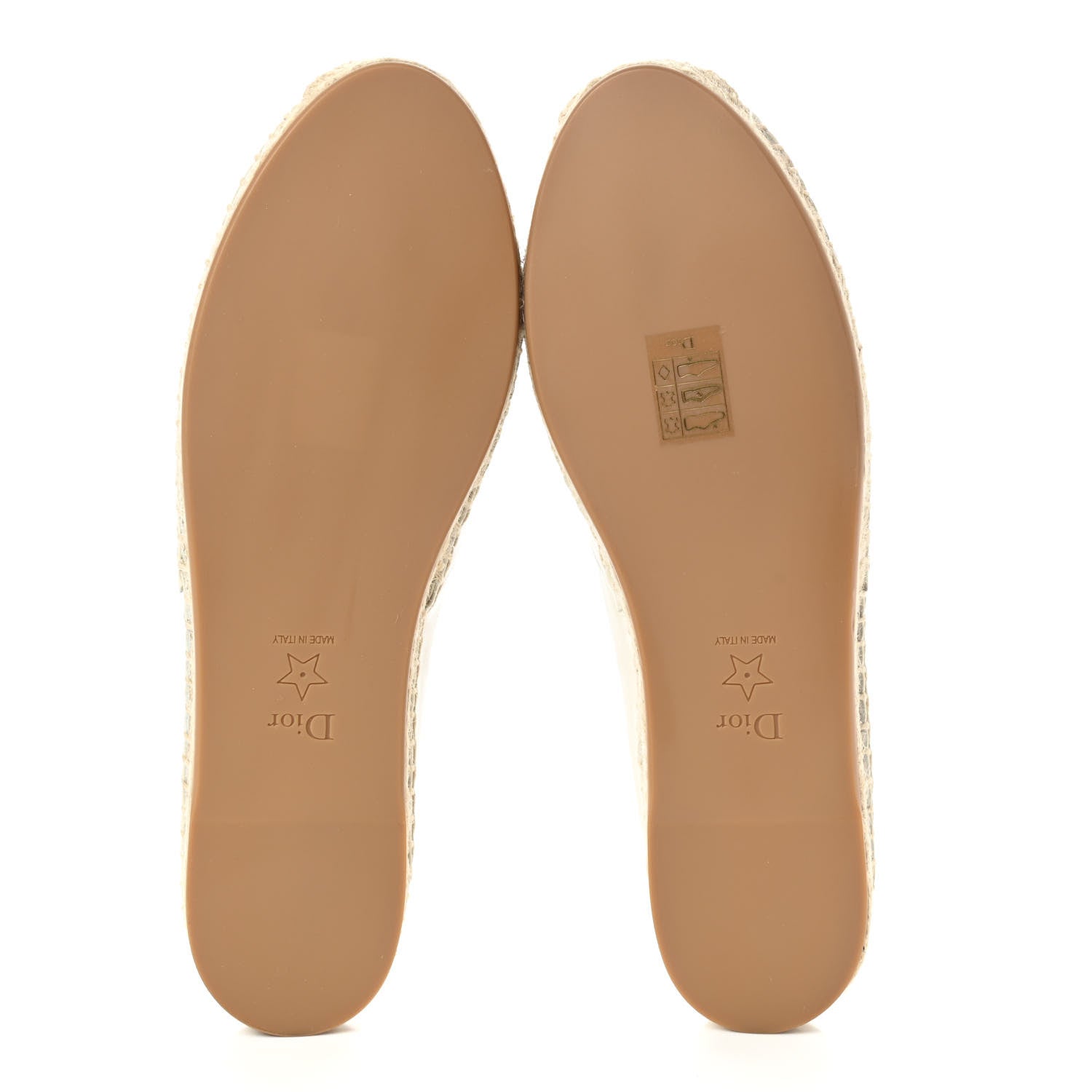 Christian Dior Lambskin Granville Espadrille 38 Off White 5 of 8