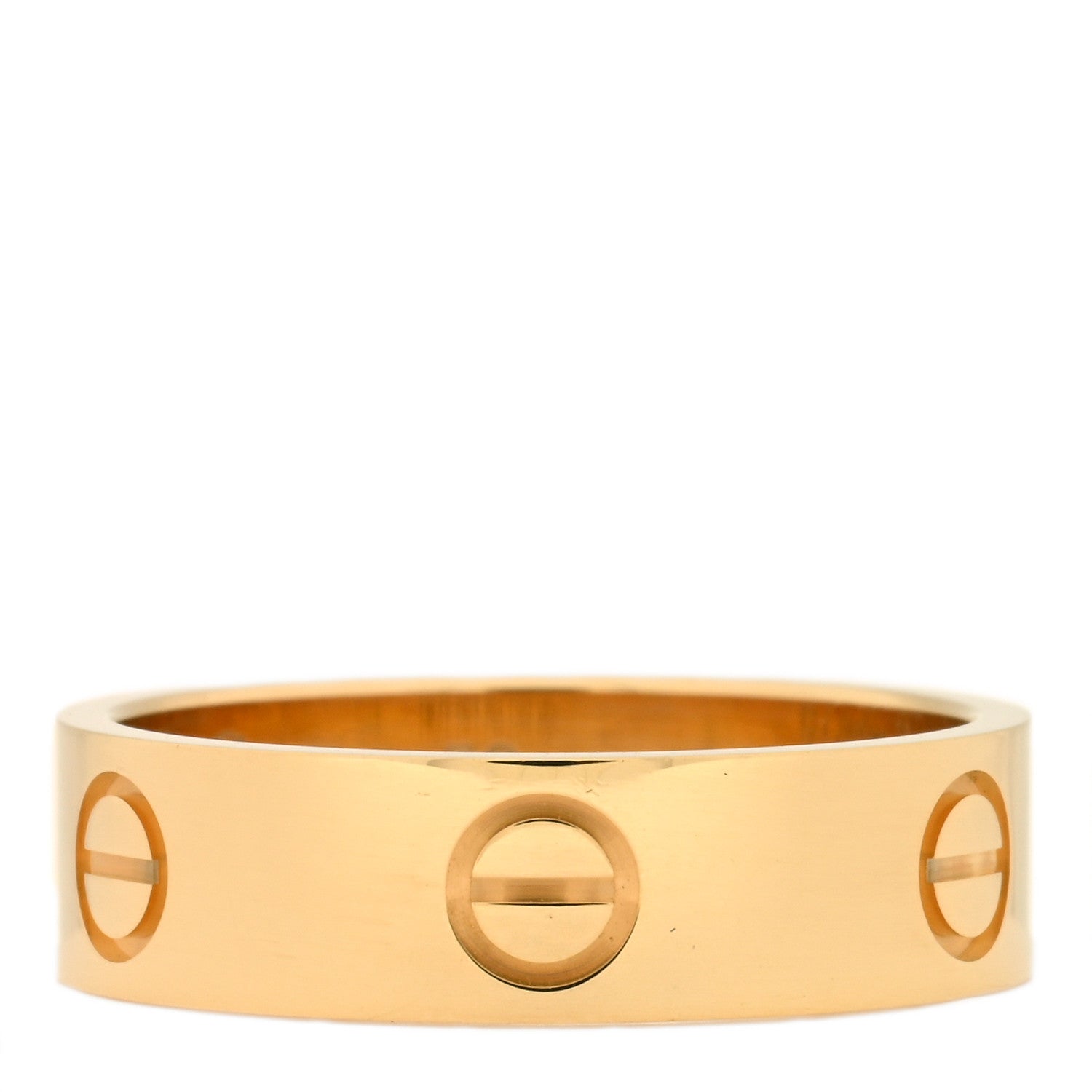 Cartier 18K Yellow Gold 5.5mm LOVE Ring 56 7.75 1 of 5