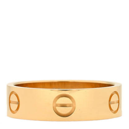 Cartier 18K Yellow Gold 5.5mm LOVE Ring 56 7.75 1 of 5