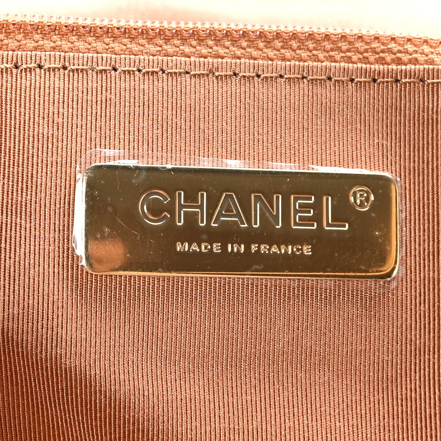 Lambskin Quilted Large Chanel 19 Flap Brown