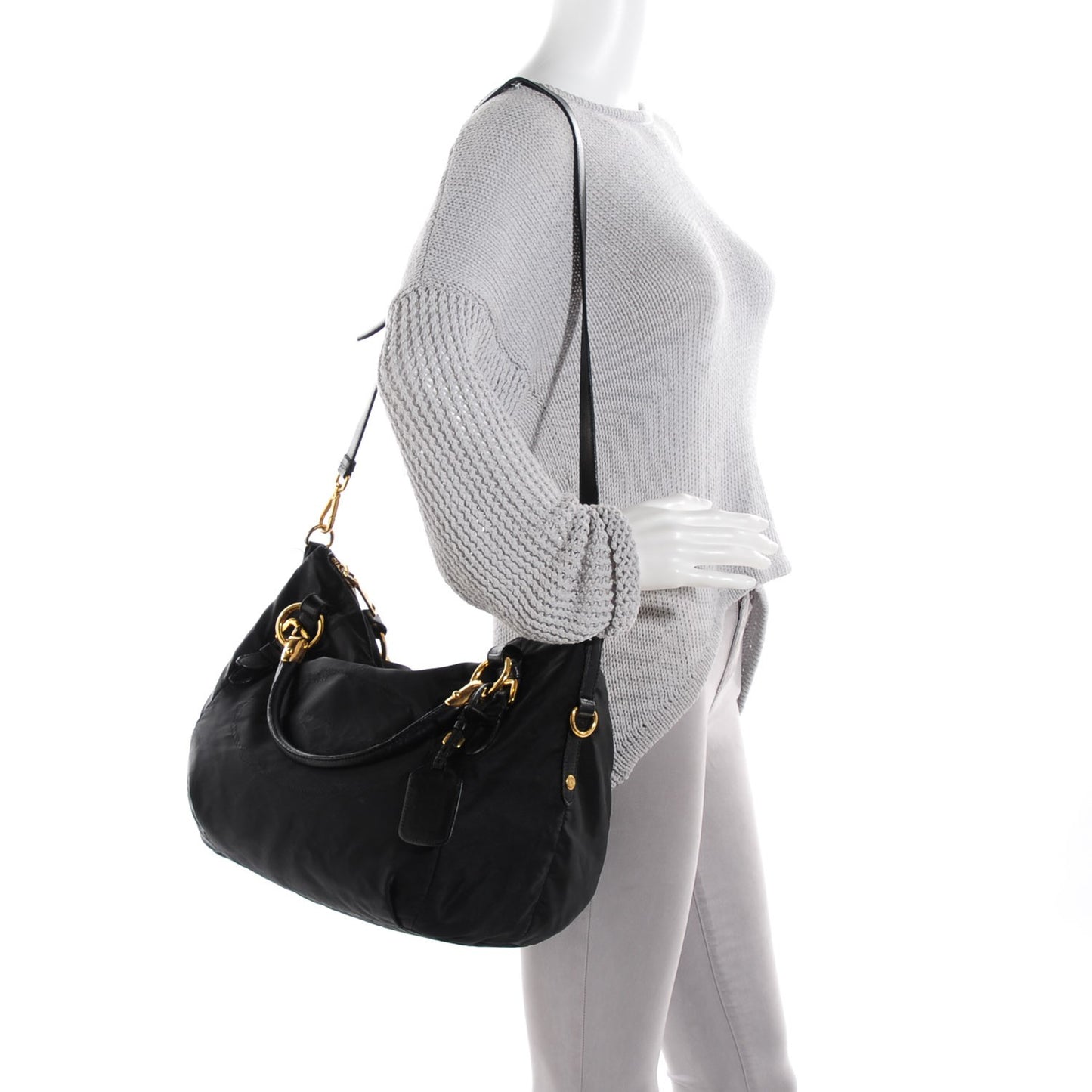 Tessuto Soft Calf Tote Nero Black
