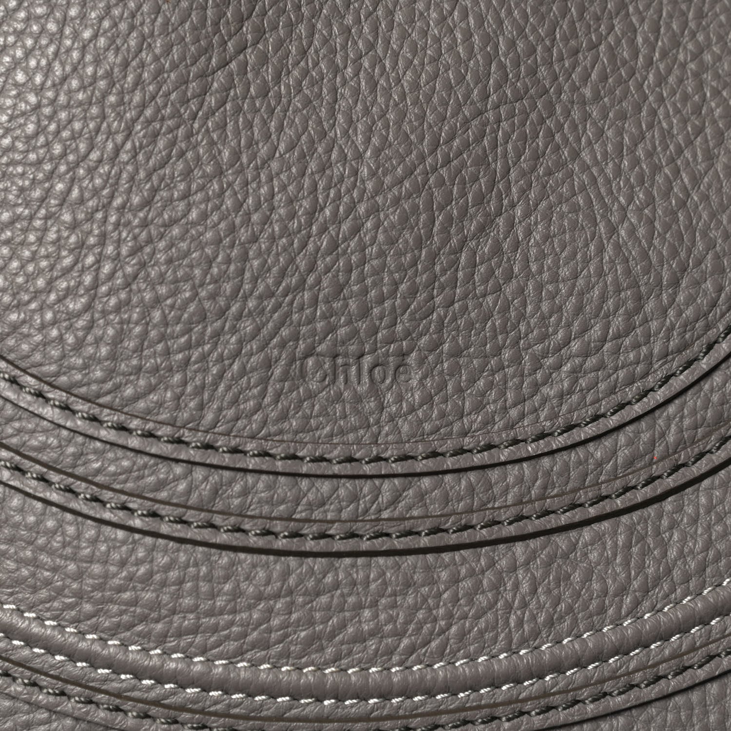 Chloe Calfskin Medium Marcie Round Crossbody Bag Cashmere Grey 5 of 8