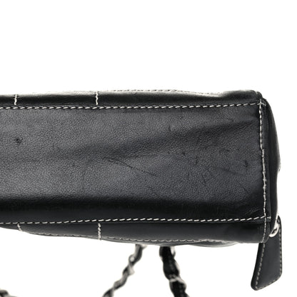 Chanel Lambskin Square Stitched Shoulder Bag Black 10 of 10