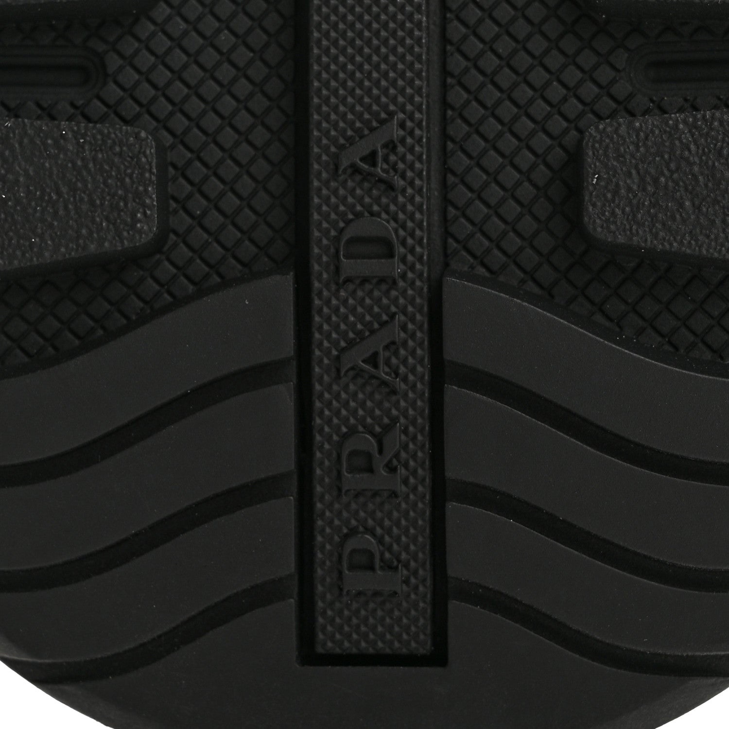 Prada Rubber Knit Fabric Mens Calzature Uomo Sneakers 8 Black Bluette 8 of 10