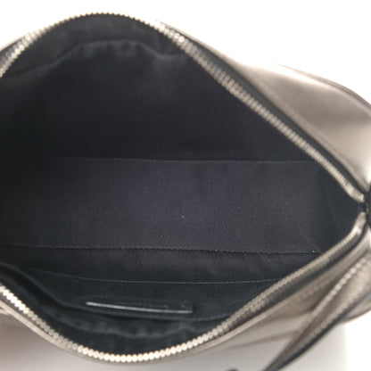 Saint Laurent Calfskin Matelasse Monogram Lou Camera Bag Piombo 4 of 5