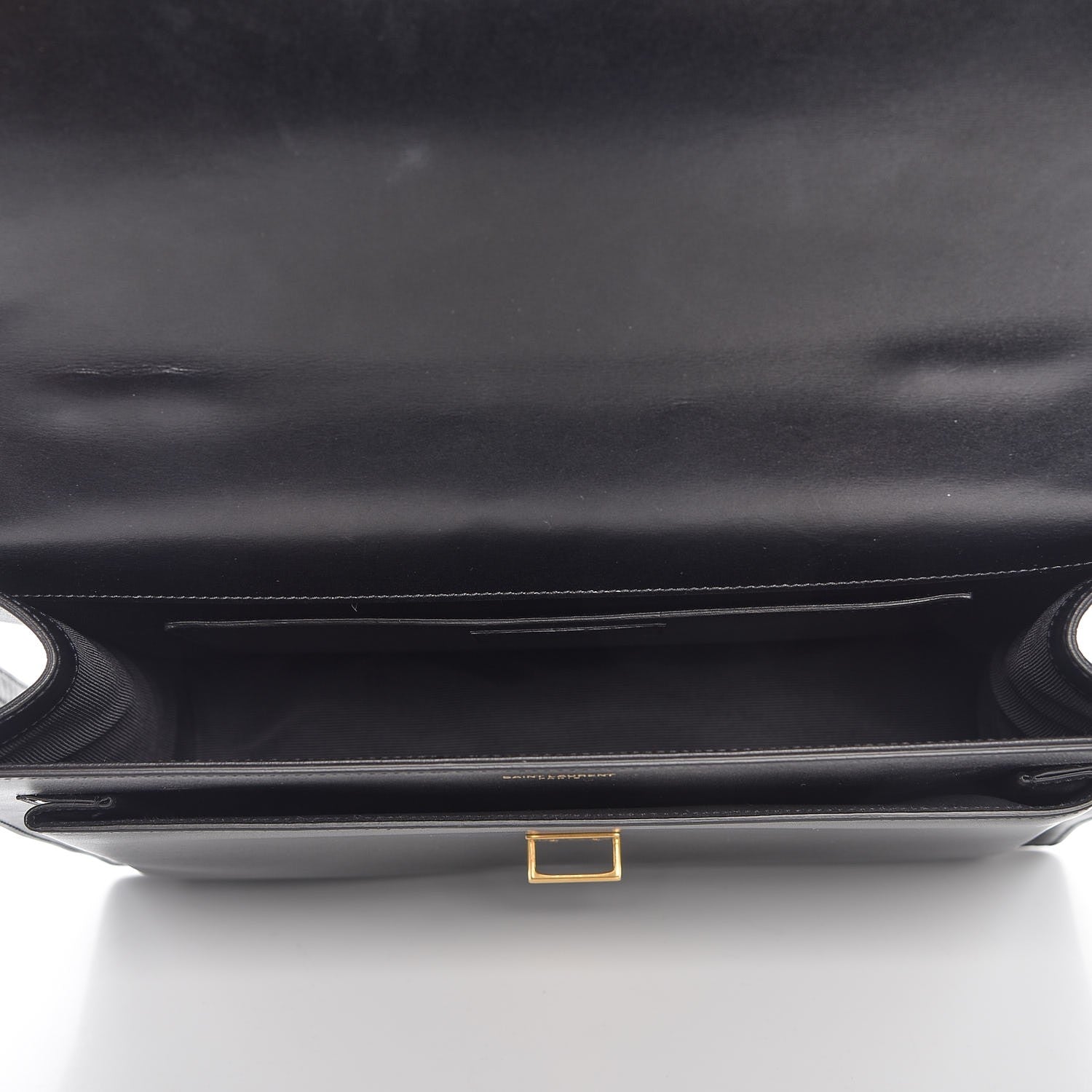 Saint Laurent Smooth Calfskin Large High School Satchel Black 5 of 11