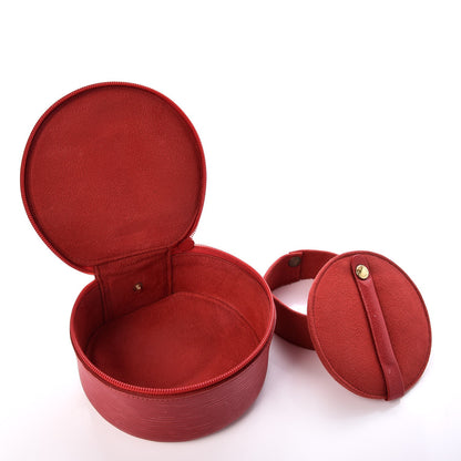 Louis Vuitton Epi Ecrin Bijoux 12cm Jewelry Box Case Rouge 6 of 9