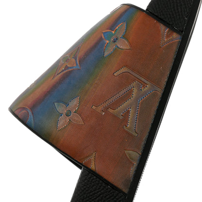 Louis Vuitton Monogram Watercolor Mens Waterfront Mules 7 Black 10 of 10