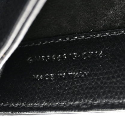 Saint Laurent Textured Calfskin Medium Classic Monogram Universite Bag Black 7 of 12