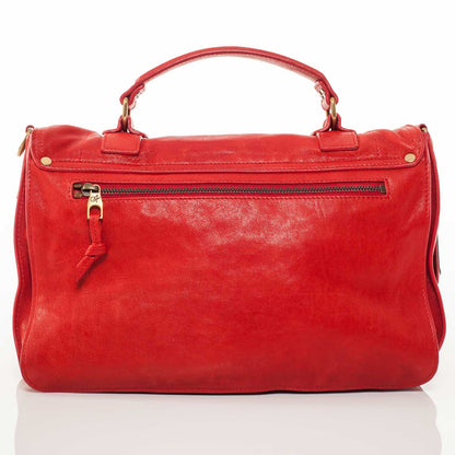 Proenza Schouler Lambskin PS1 Medium Satchel Red 6 of 11