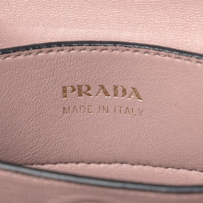 Prada Saffiano Cuir Medium Double Bag Black Mughetto 10 of 17