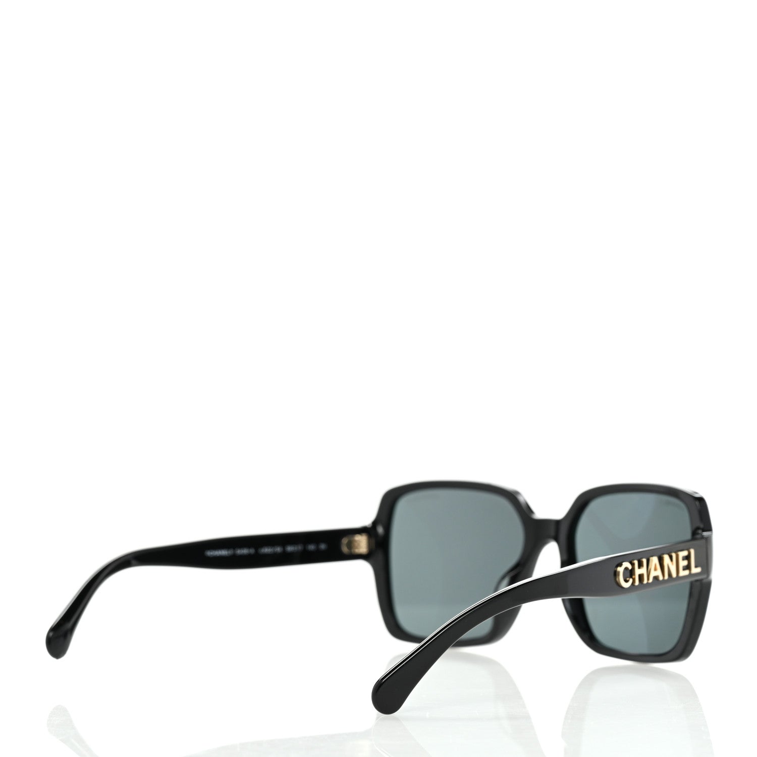 Chanel Acetate Square Sunglasses 5408-A Black 4 of 8