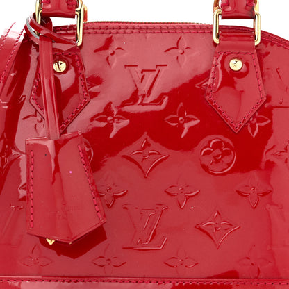 Louis Vuitton Vernis Alma BB Pomme D'Amour 8 of 12