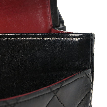Chanel Lambskin Quilted Small Double Flap Black 13 of 14