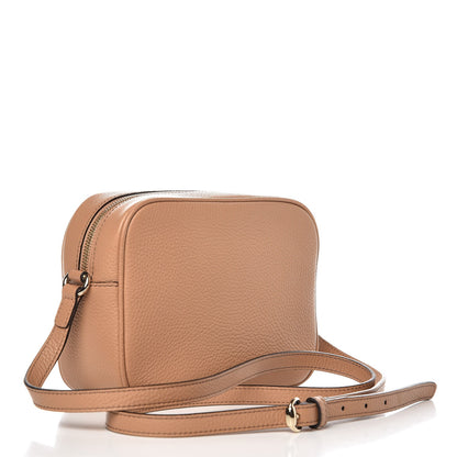 Gucci Pebbled Calfskin Small Soho Disco Bag Camelia 3 of 7