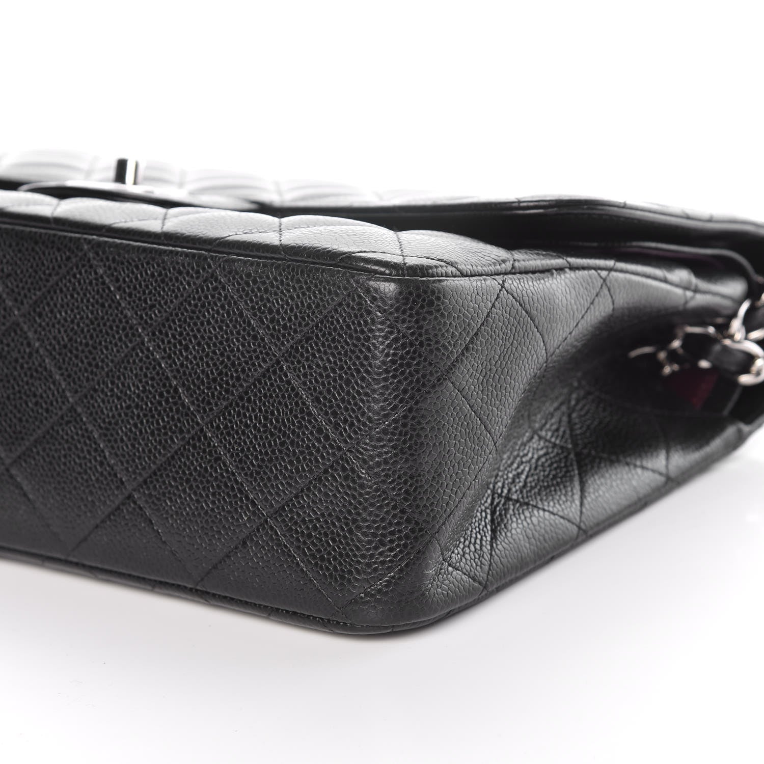 Chanel Caviar Quilted Jumbo Double Flap Black 9 of 16