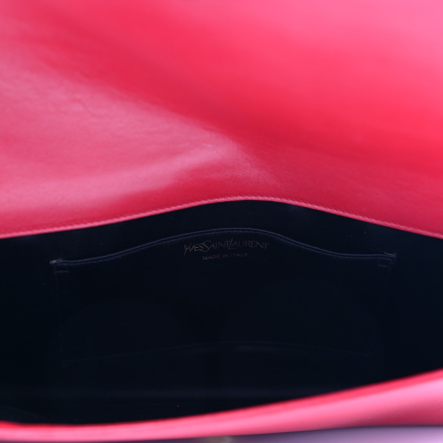 Calfskin Monogram Large Belle De Jour Clutch Red