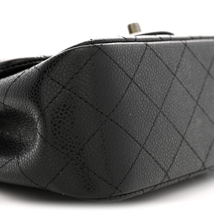 Chanel Caviar Quilted Mini Square Flap Black 9 of 10