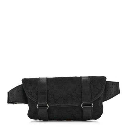 Gucci Monogram Waist Belt Bag Black 1 of 10
