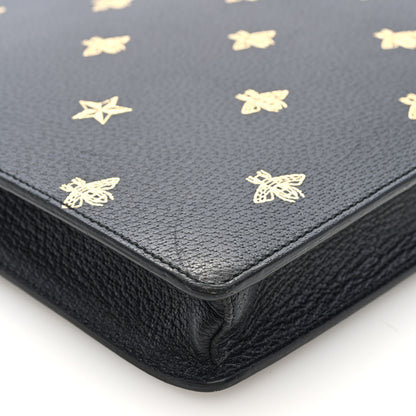 Gucci Grained Calfskin Bee Star Messenger Black 8 of 9