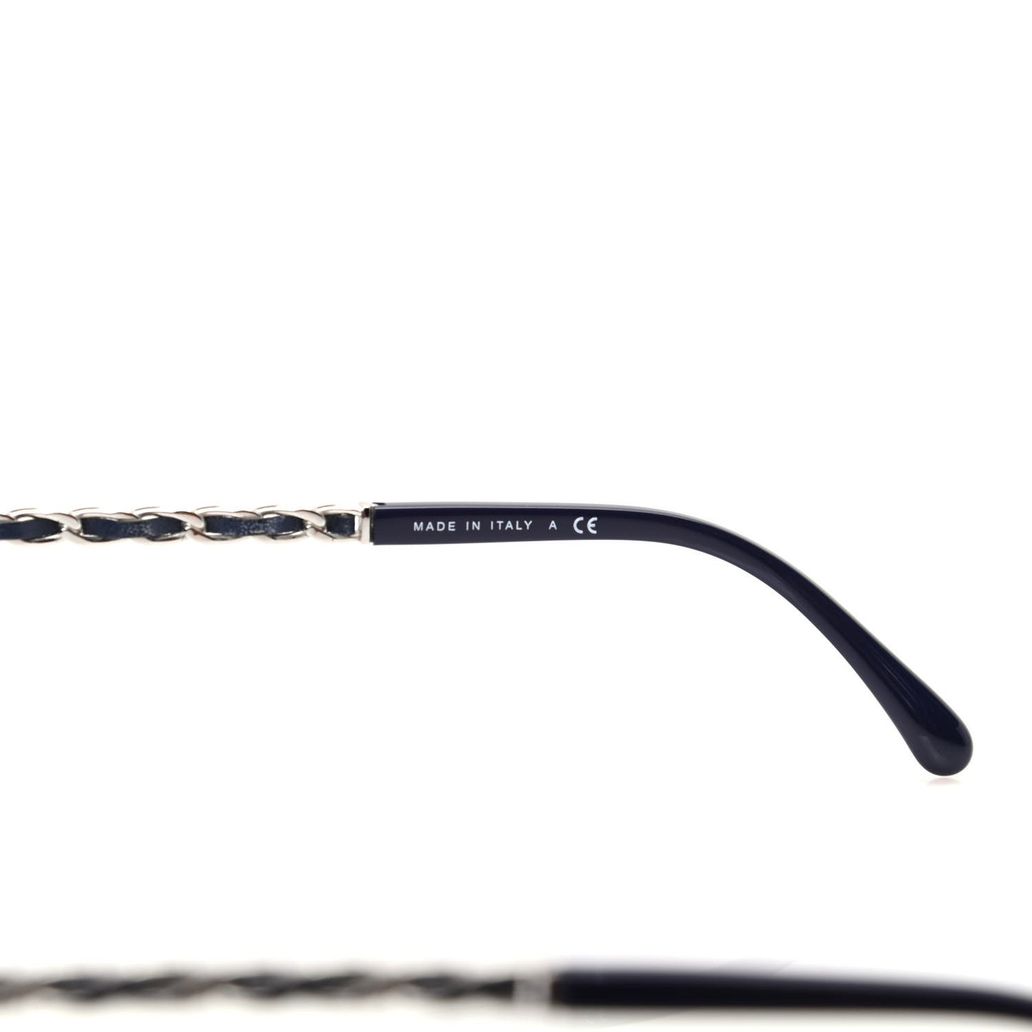 Lambskin Aviator Chain Sunglasses 4194-Q Blue