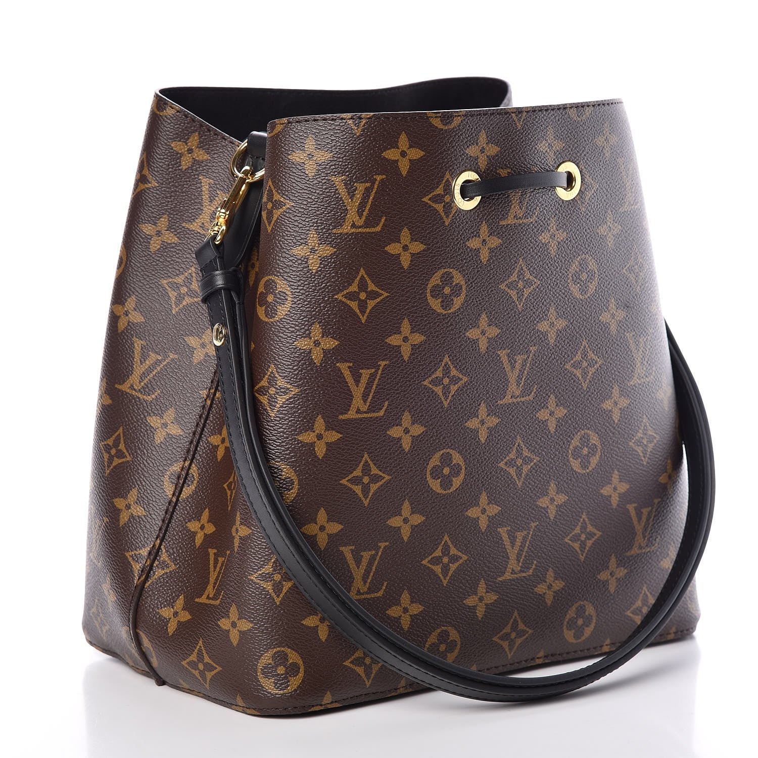 Louis Vuitton Monogram Neonoe MM Black 3 of 8