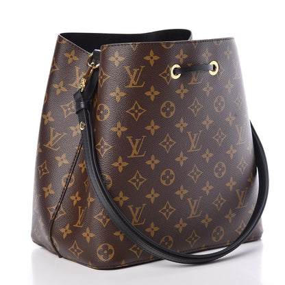 Louis Vuitton Monogram Neonoe MM Black 3 of 8