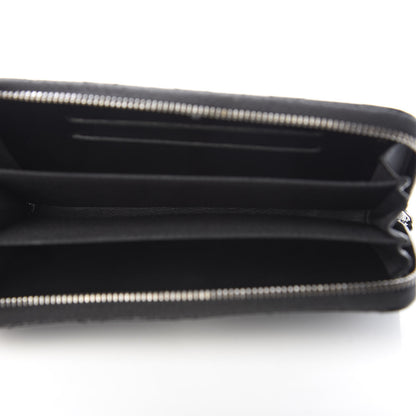 Chanel Patent Goatskin Paris Dallas Zip Around Wallet Black 5 of 11