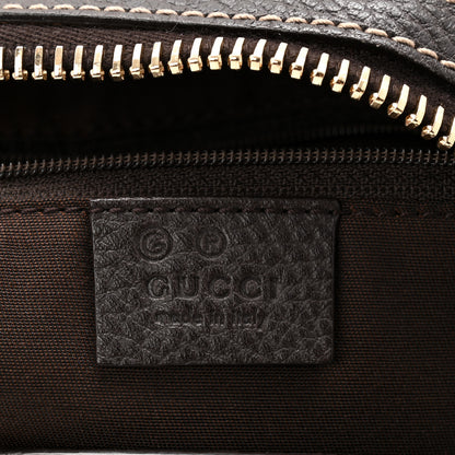 Gucci Crystal Monogram Hobo Shoulder Bag Dark Brown 6 of 10