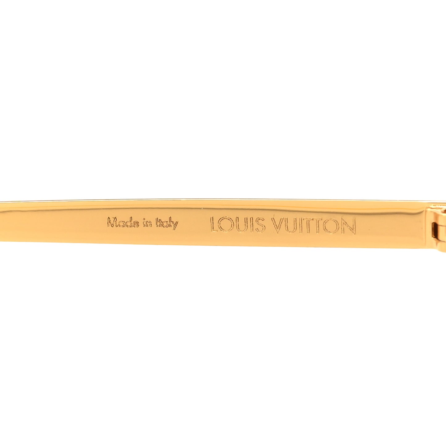 Metal LV Golden Mask Sunglasses Z1717U Gold