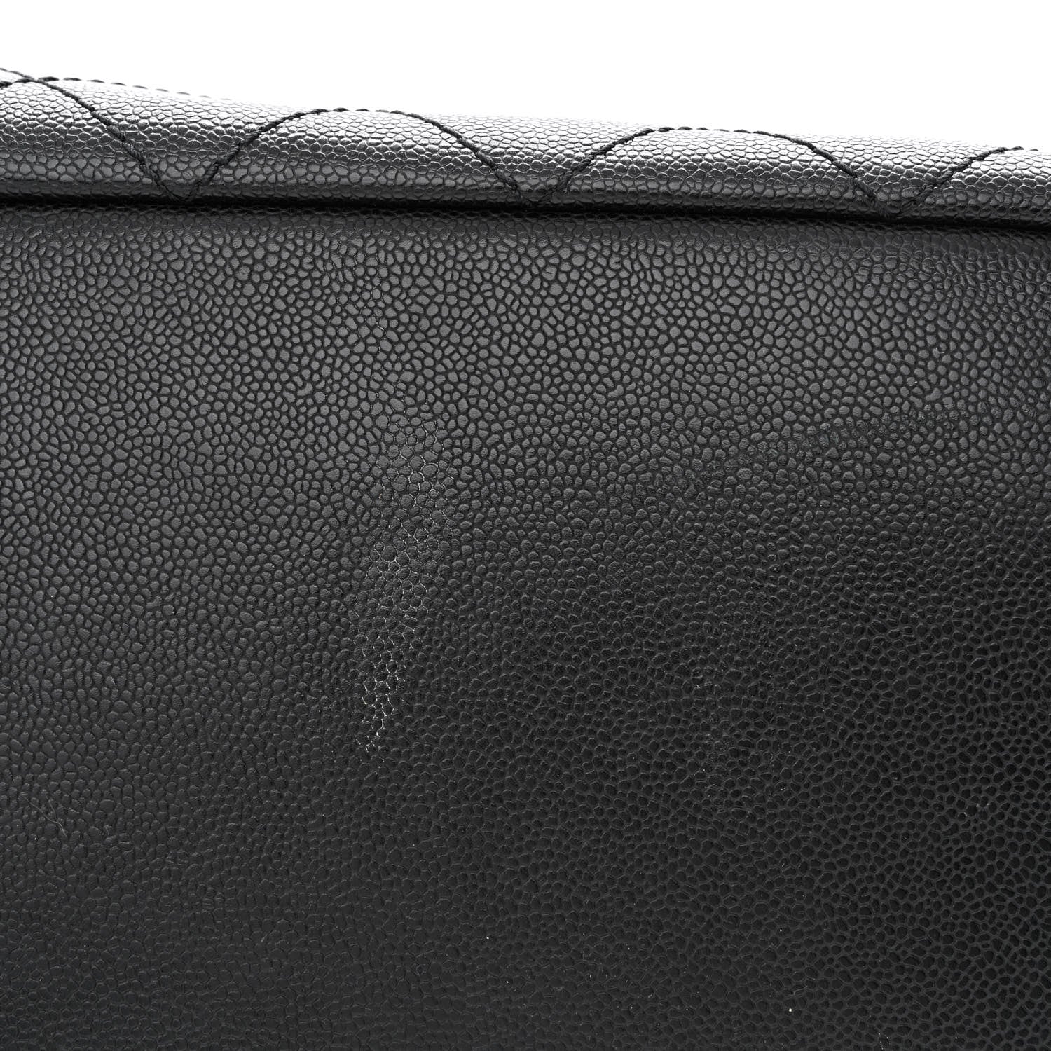 Chanel Grained Calfskin Large Shopping Fever Tote Black 16 of 16