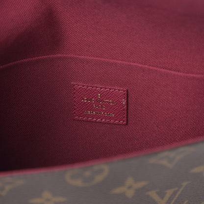 Louis Vuitton Monogram Pochette Felicie Chain Wallet Fuchsia 6 of 7
