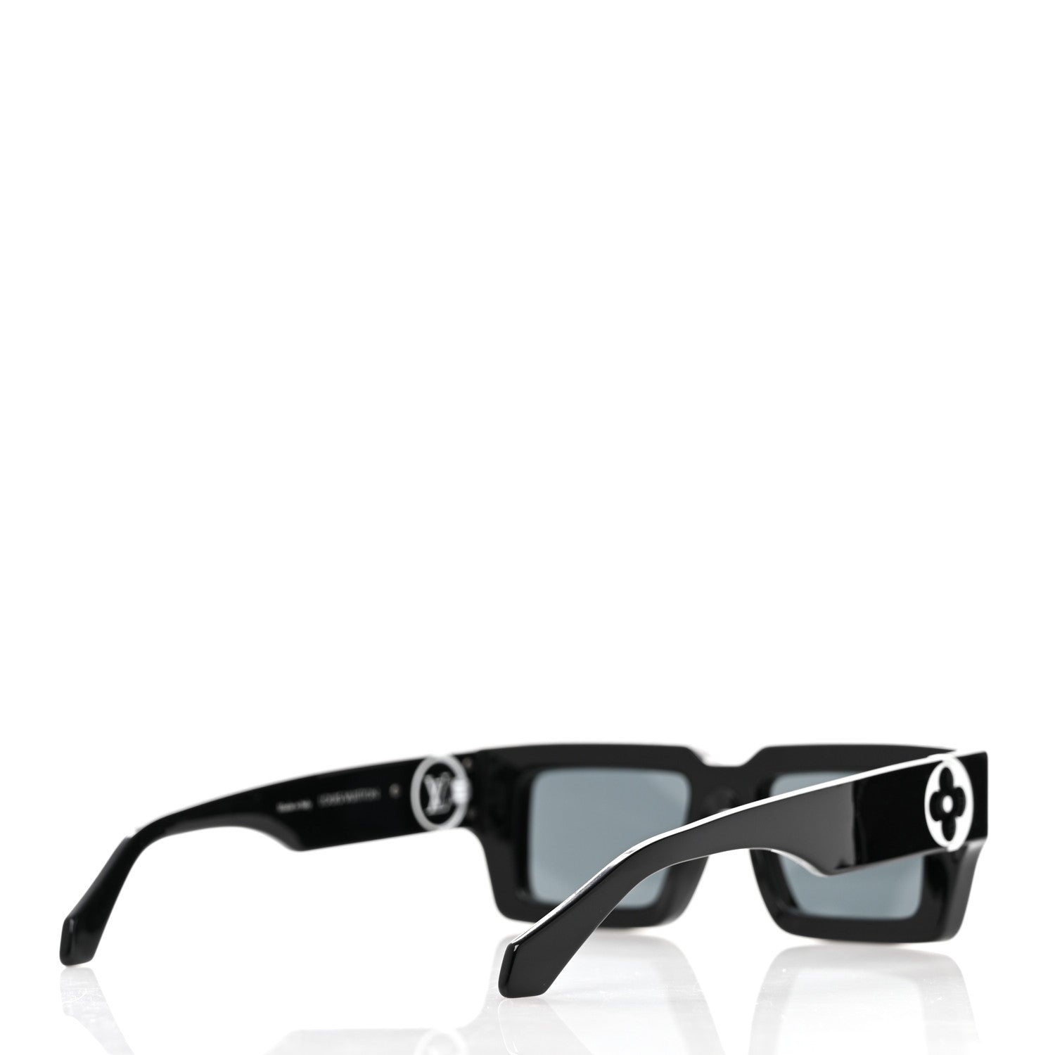 Louis Vuitton Acetate LV Flower Sunglasses Z1360W Black 4 of 7