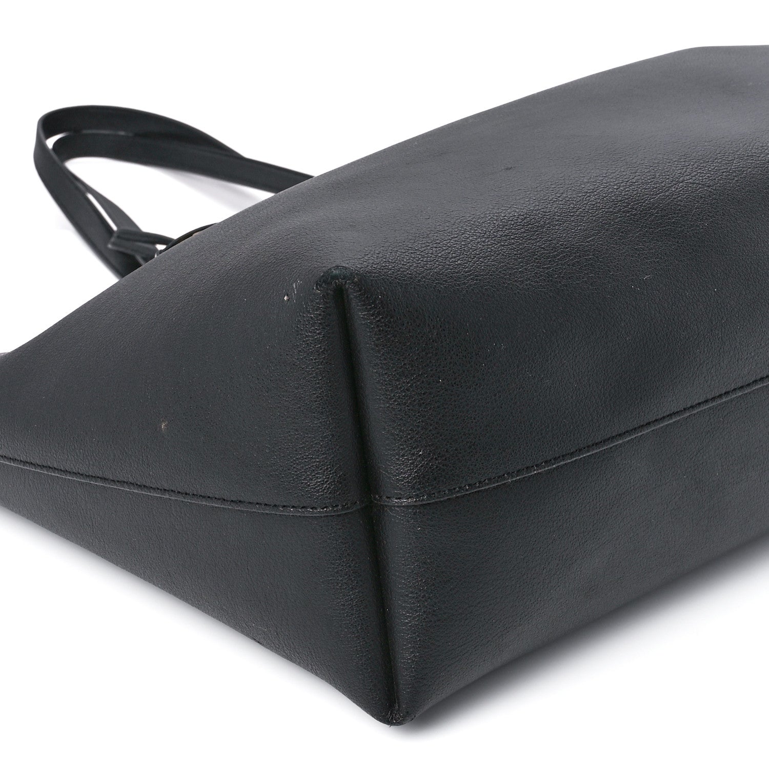 Saint Laurent Calfskin Large Shopping Tote Black 10 of 15