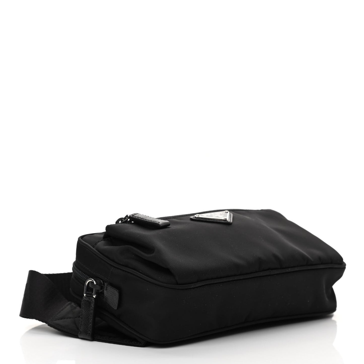 Re-Nylon Saffiano Belt Bag Black