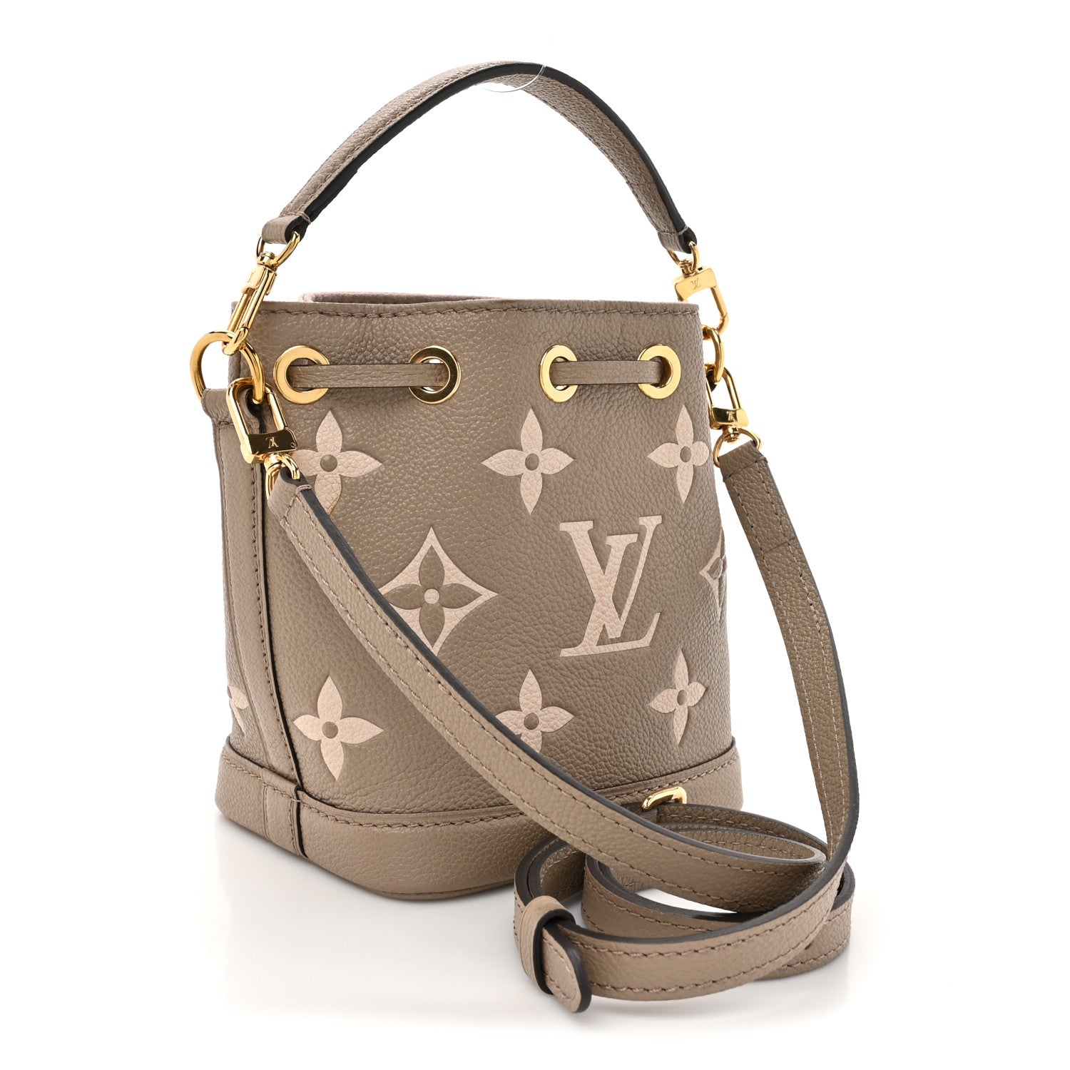 Louis Vuitton Empreinte Monogram Giant Nano Noe Tourterelle Creme 3 of 10