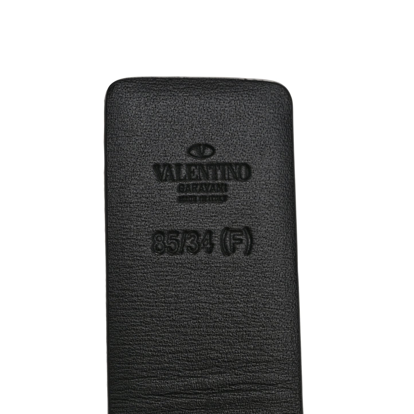 Glossy Calfskin VLogo Reversible 30mm Belt 85 34 Saddle Brown Black