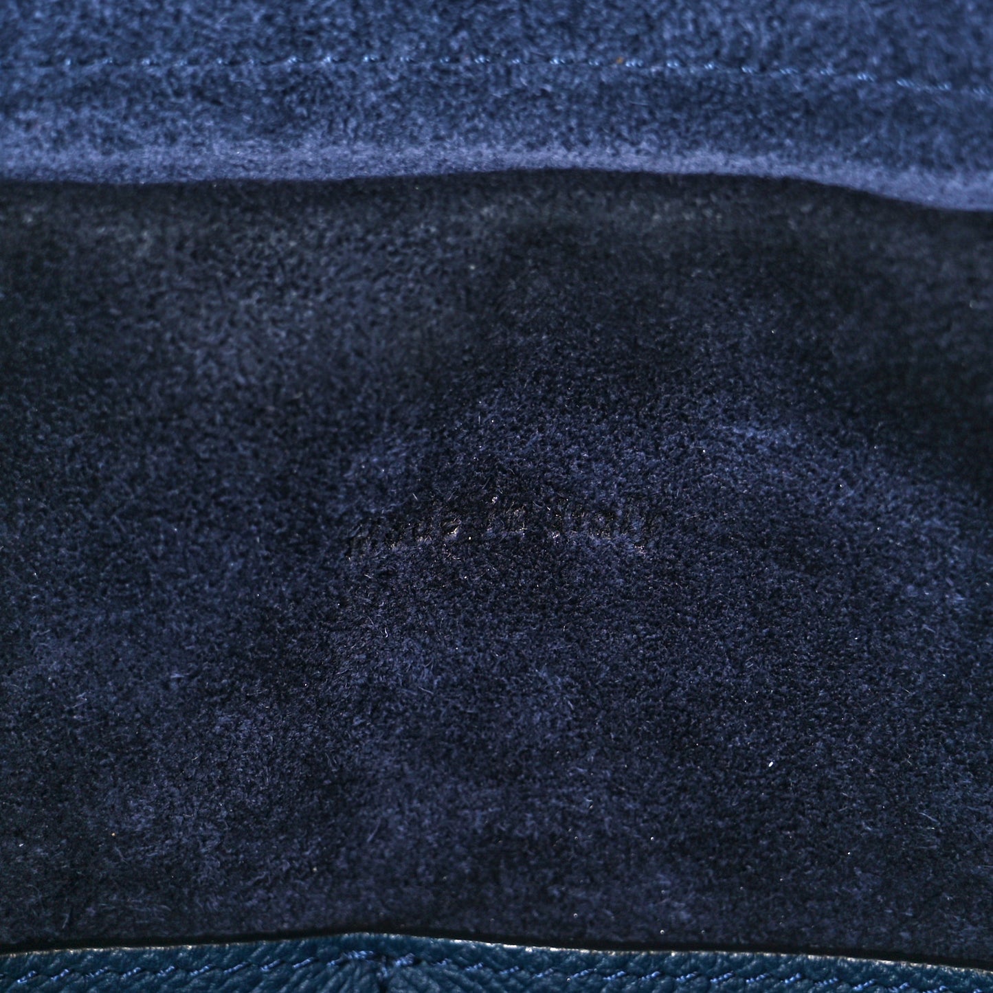 Grained Calfskin Mini Belt Bag Indigo