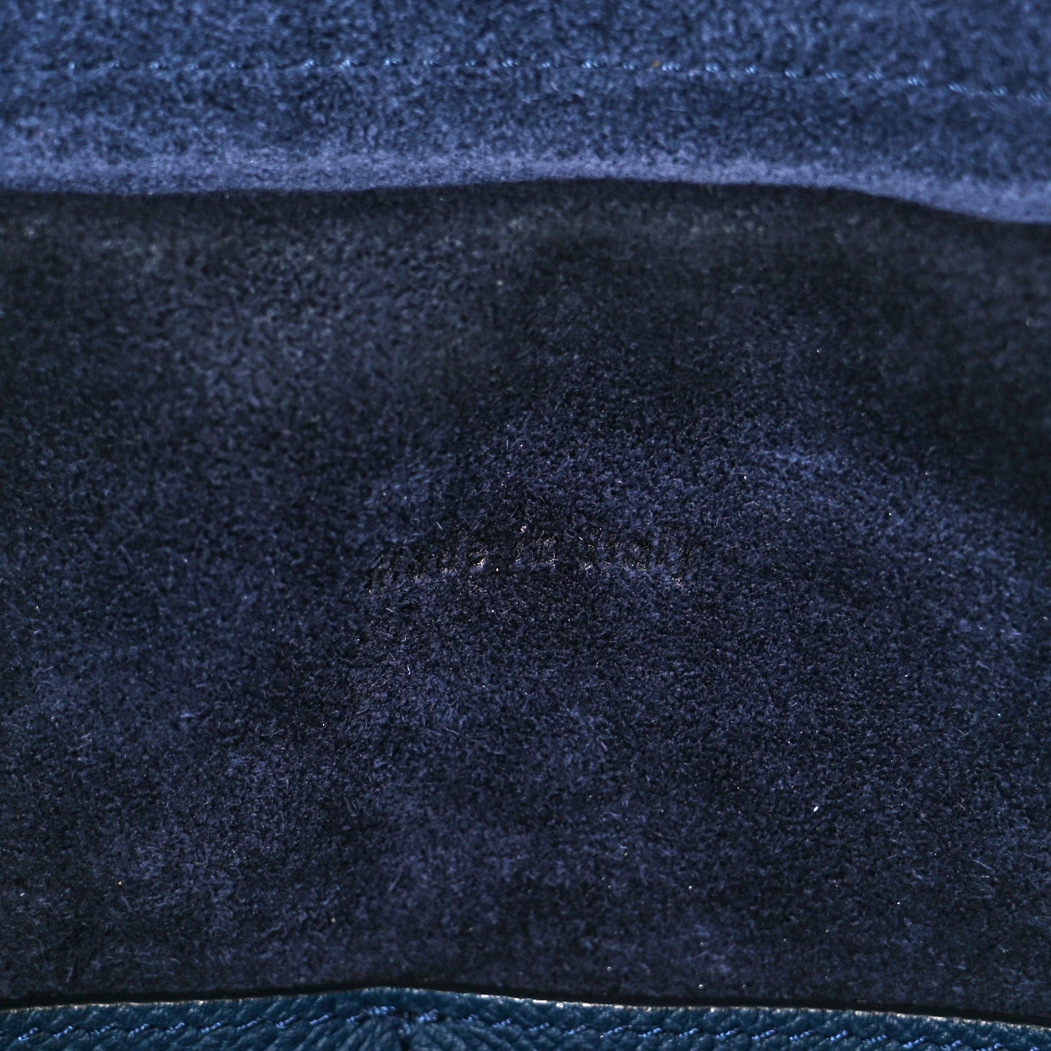 Celine Grained Calfskin Mini Belt Bag Indigo 6 of 11