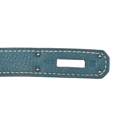 Hermes Togo Birkin 35 Blue Jean 7 of 10