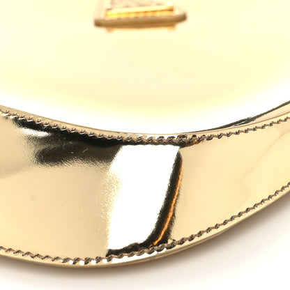 Prada Spazzolato Cleo Adjustable Strap Shoulder Bag Platino 9 of 9