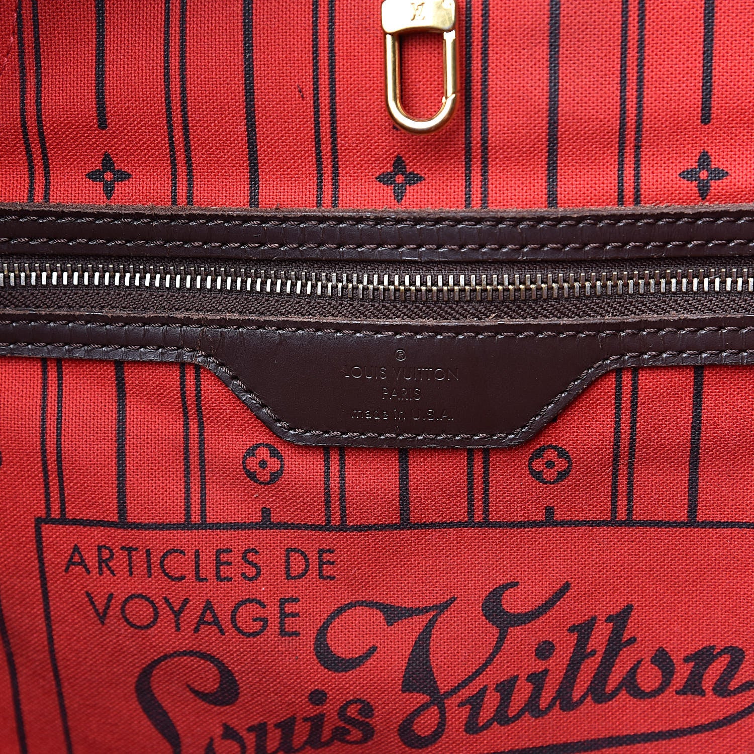 Louis Vuitton Damier Ebene Neverfull MM 6 of 19
