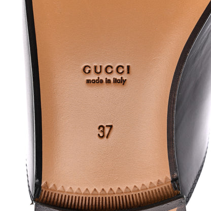 Gucci Calfskin Womens Princetown Slippers 37 Black 6 of 14