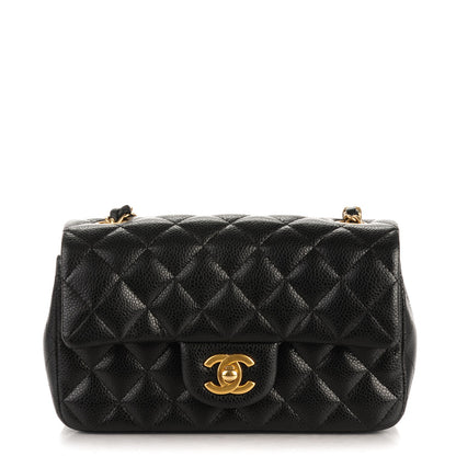 Chanel Caviar Quilted Mini Rectangular Flap Black 1 of 8